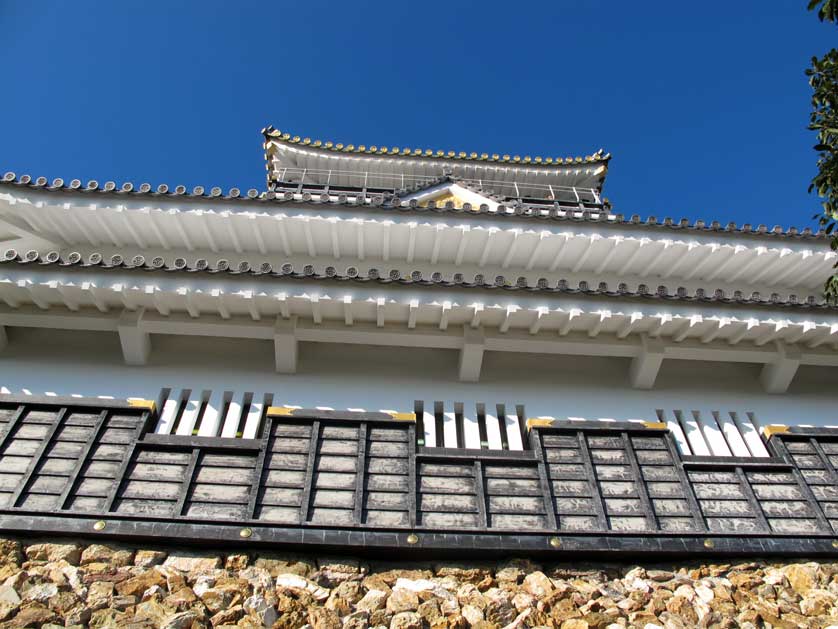 Gifu Castle keep on the summit of Mt. Kinka, Gifu.