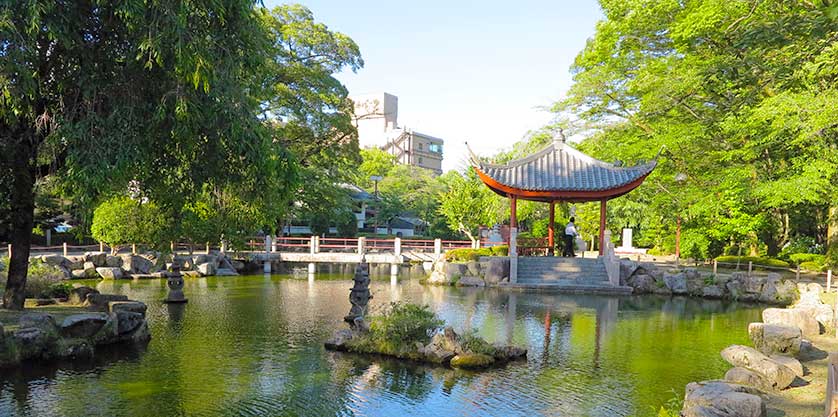 Japan-China Friendship Garden, Gifu Koen, Japan.