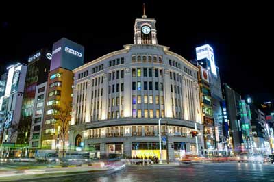 Tokyo Ginza guide.