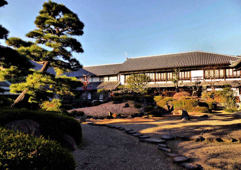 The Fudaraku rock garden representing the Pure land of the Goddess Kannon.