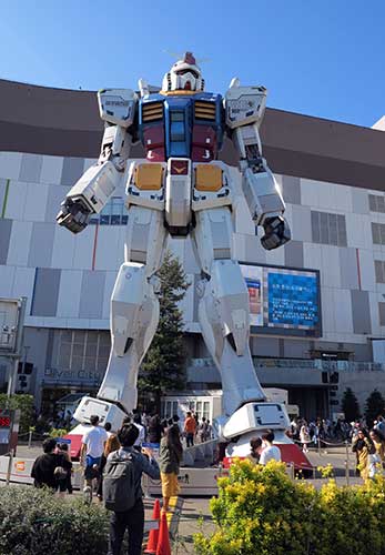 Gundam Statue, Odaiba, Tokyo.