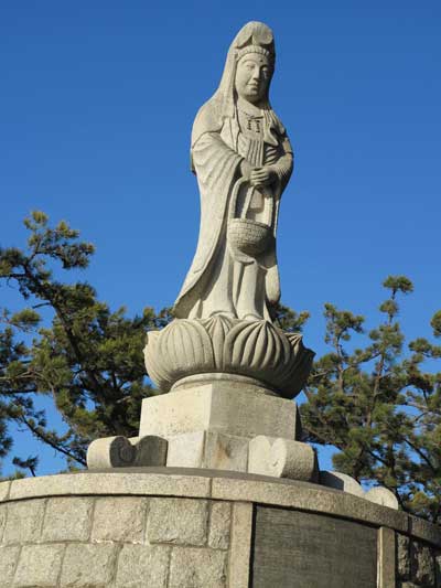 Statue of Kannon.