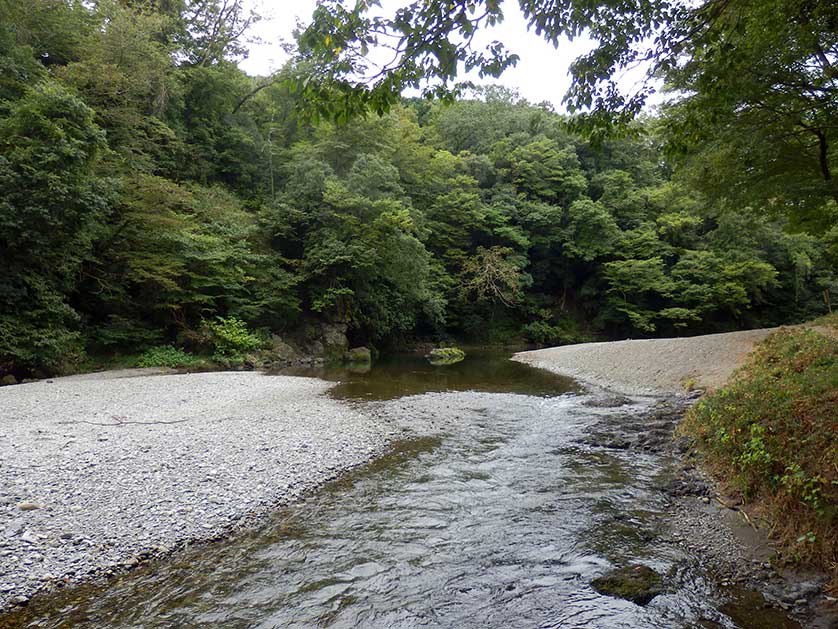 The Iruma Riverbank is only a 15 minute walk from Seibu Hanno Station, Saitama Prefecture, Kanto, Japan.