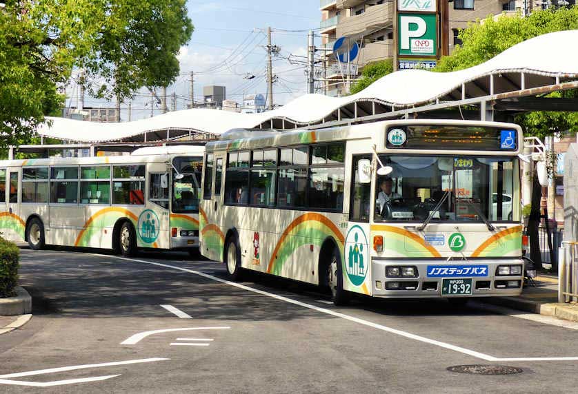 Local Hanshin buses.
