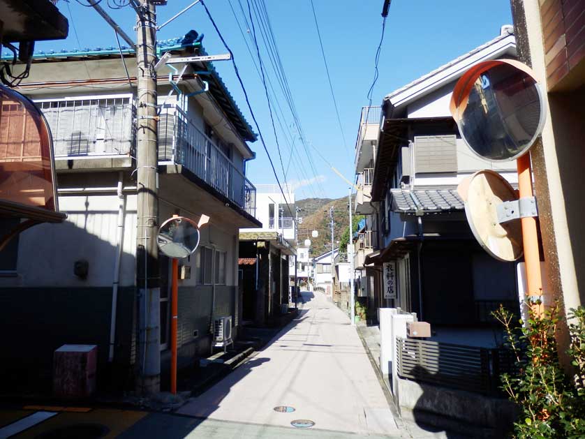 Back street in central Heda, Izu Peninsula, Shizuoka Prefecture.