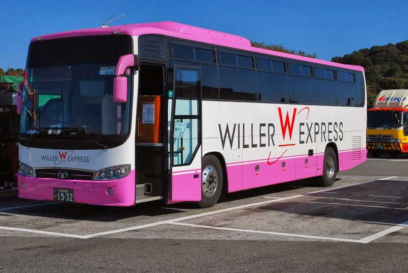 Willer Express Highway bus in Tokyo, Japan.