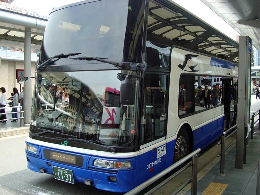 Double decker highway bus, Japan.