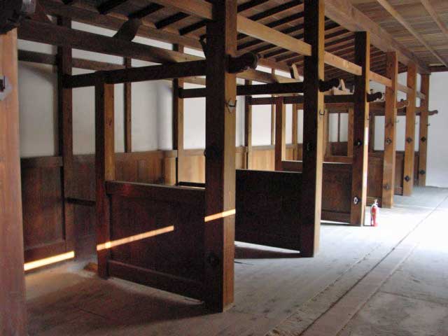 Samurai stables at Hikone Castle.