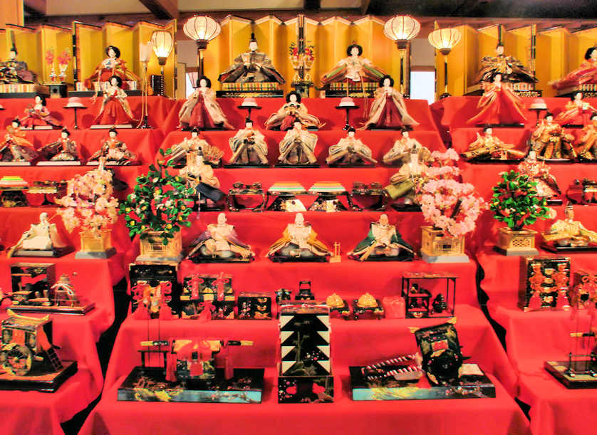 Japanese store doll festival