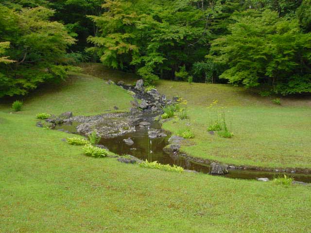 Kyokusui no Utage in Hiraizumi, Japan.