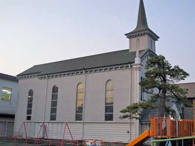 Hirosaki Catholic Church, Aomori, Japan.