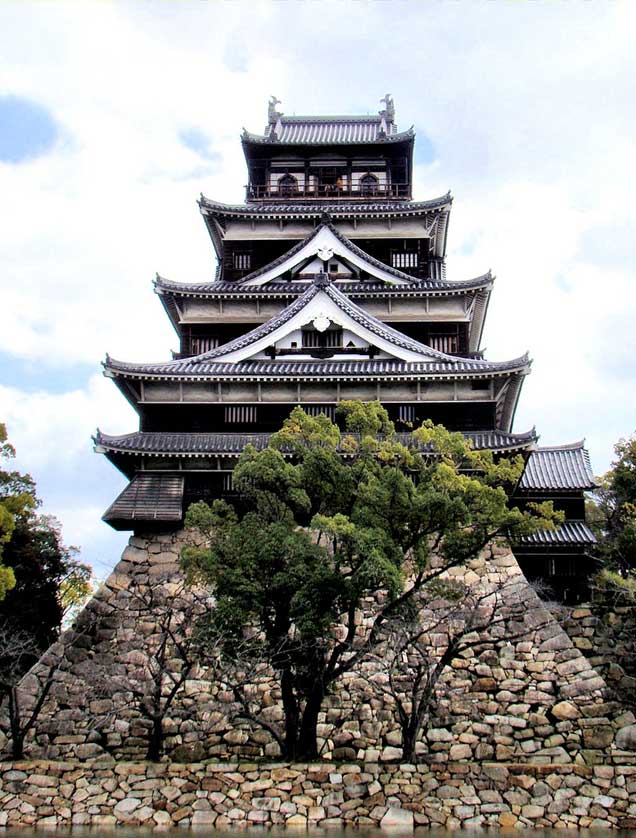 Hiroshima Castle, Hiroshima Prefecture, Japan.