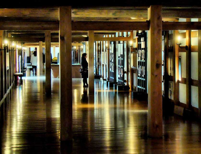 Hiroshima Castle interior Rooms.