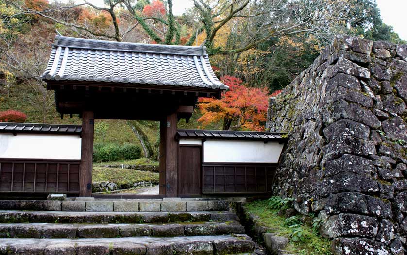 Hitoyoshi Castle walls.