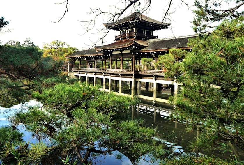 Taihei-kaku, Heian Jingu Gardens, Kyoto, Japan.