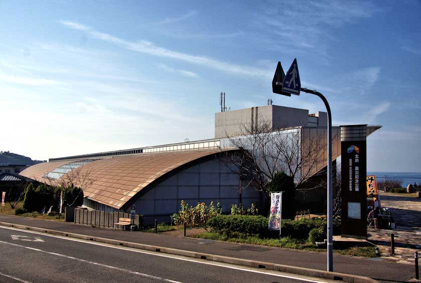 Nojima Fault Preservation Museum in the Hokudan Earthquake Memorial Park commemorating the Great Hanshin Earthquake of 1995.