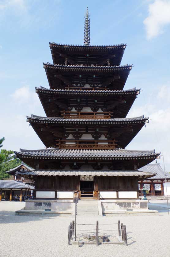 Horyuji Temple, Nara, Japan.