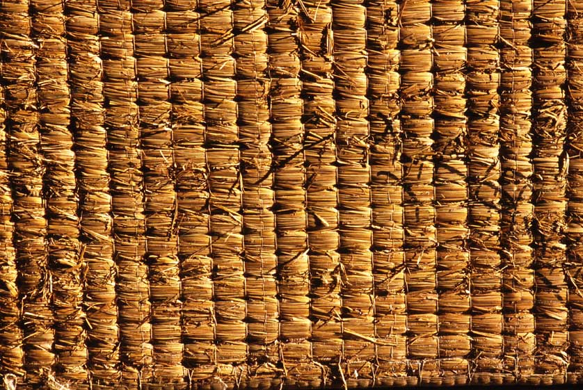 Japanese tatami straw base, Japan.