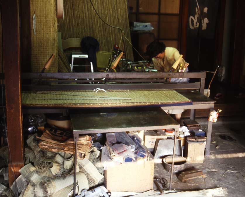 Japanese tatami workshop.
