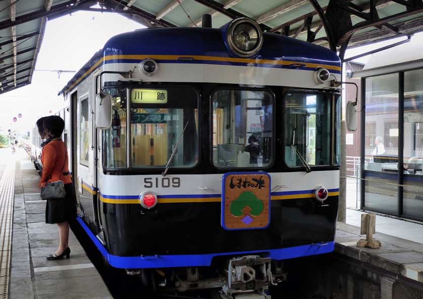 A Ichibata Electric Railway train, Japan.