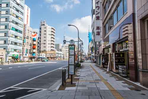 Asakusa-dori Avenue, Taito ward, Japan.