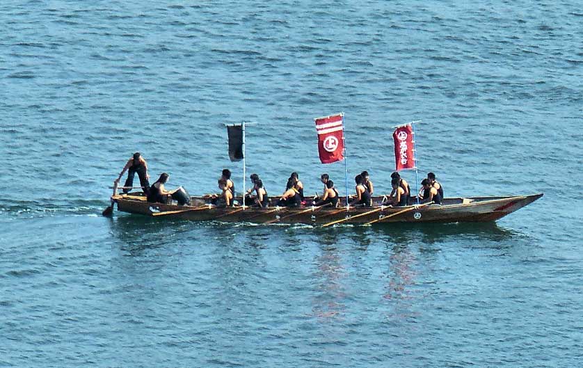 Kohaya boat race, Innoshima, Onomichi, Hiroshima Prefecture.