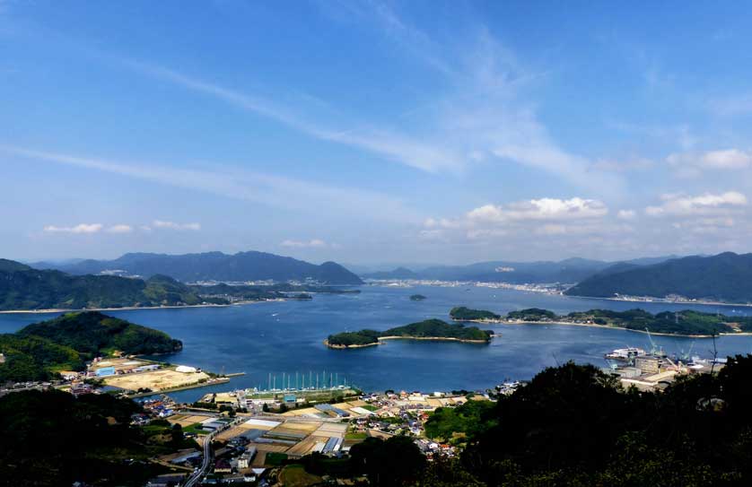 The view from Mount Shirataki, Hiroshima Prefecture.