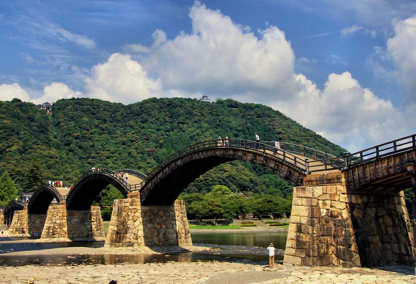 Kintai Bridge and Iwakuni Castle, Yamaguchi prefecture.