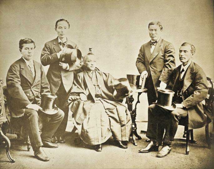 Members of the Iwakura Mission to the USA and Europe.