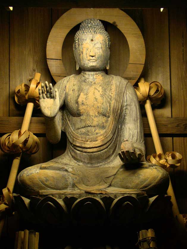 Buddha in Iwatoji Temple, Kunisaki, Kyushu.