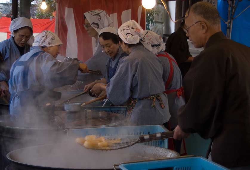 Daikon festival at Sanpoji Temple, Kyoto.