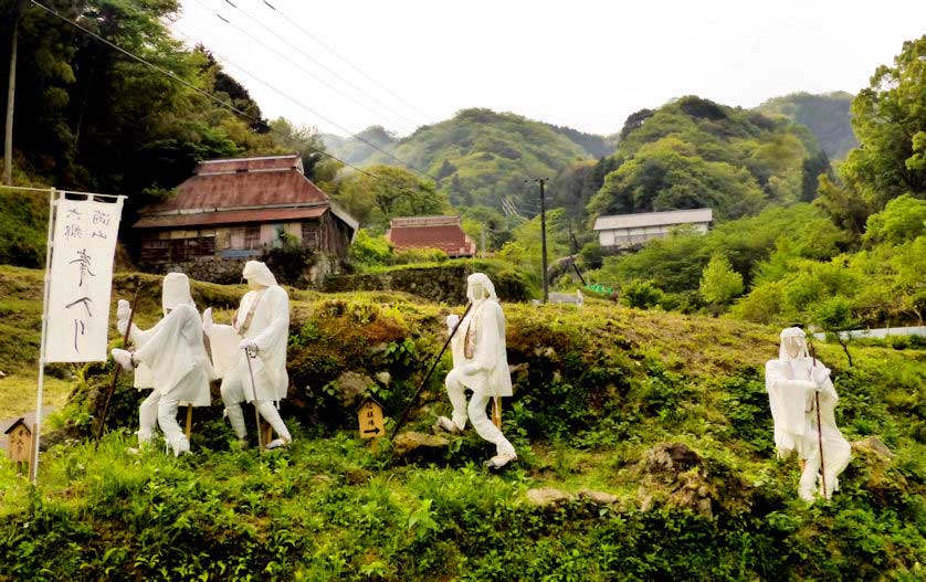 Scarecrows in Oita Prefecture, Kyushu.