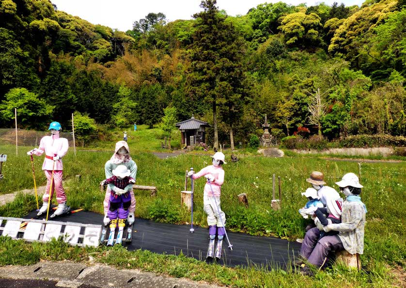 Scarecrows in Oita Prefecture, Kyushu.