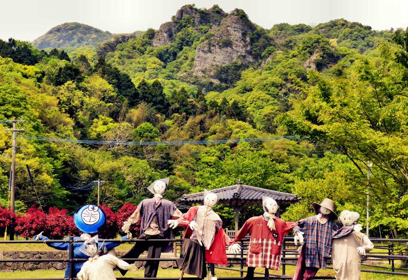 Scarecrows in Oita Prefecture, Kyushu.
