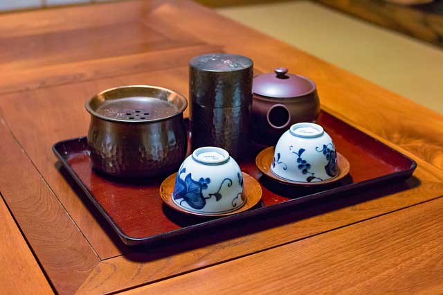 Japanese tea set.