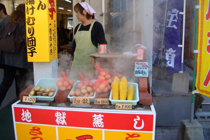 Food stall, Kannawa, Beppu.