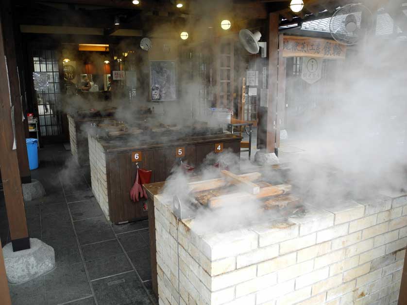 Jigoku Mushi Kobo, Kannawa, Beppu, Kyushu.