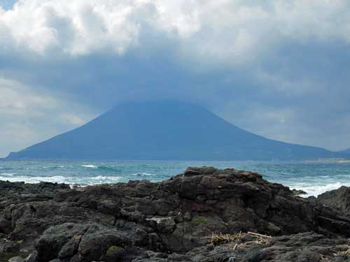 Kaimondake, Kagoshima, Japan.