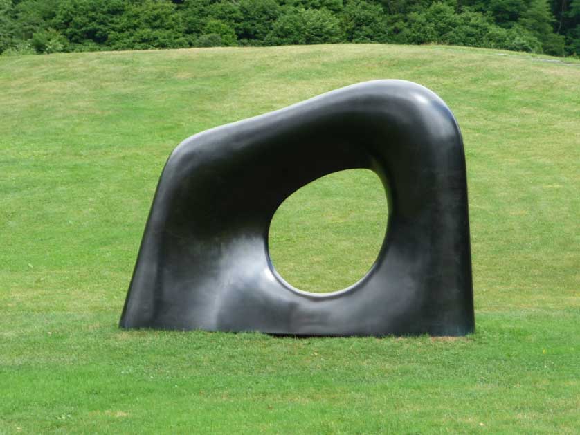 Kan Yasuda sculpture, Bibai, Hokkaido, Japan.