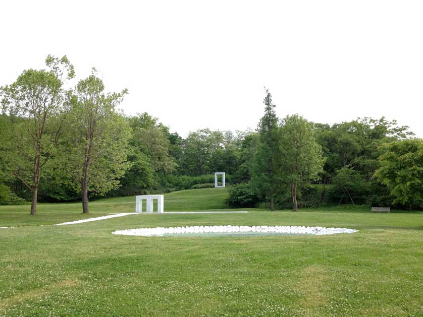 Kan Yasuda sculpture, Bibai, Hokkaido, Japan.