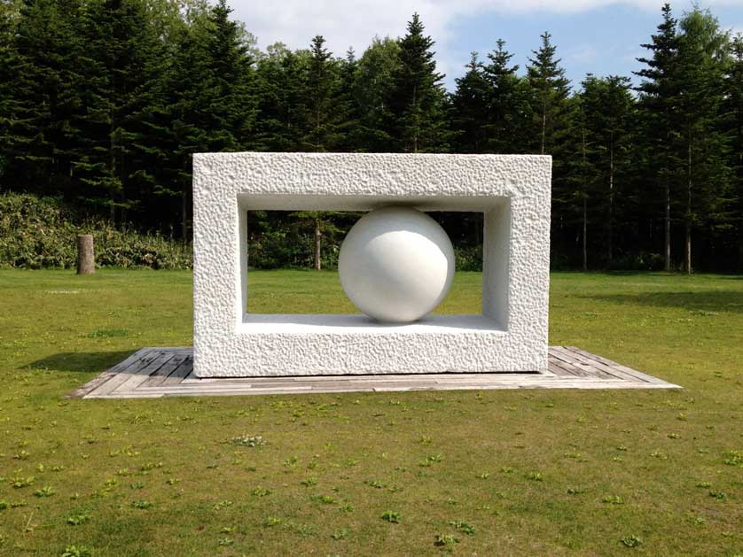 Kan Yasuda sculpture, Bibai, Hokkaido, Japan.