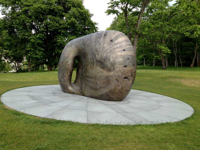 Kan Yasuda sculpture, Bibai, Hokkaido, Japan.