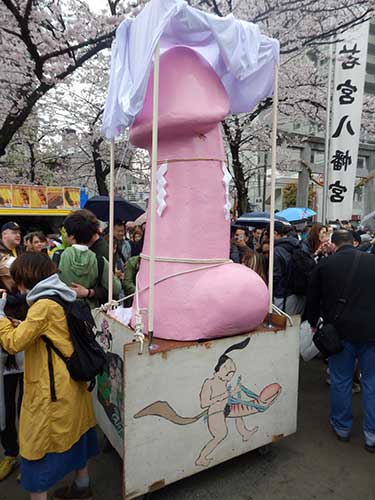 Kanamara Festival, Kawasaki City, Kanagawa Prefecture.