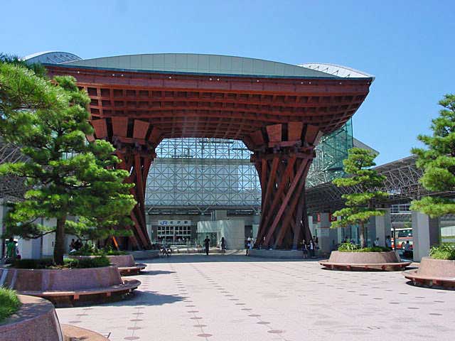 JR  Kanazawa Station.
