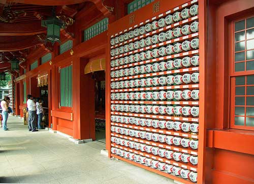 Lanterns, Kanda Myojin, Tokyo.