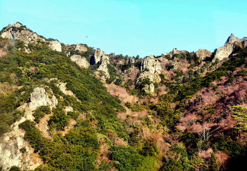 Upper Kankakei Gorge, Shodoshima, Japan.