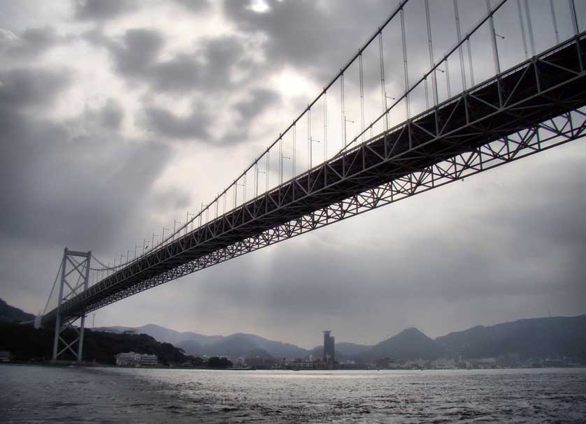 Kanmon Bridge, Kitakyushu, Kyushu.