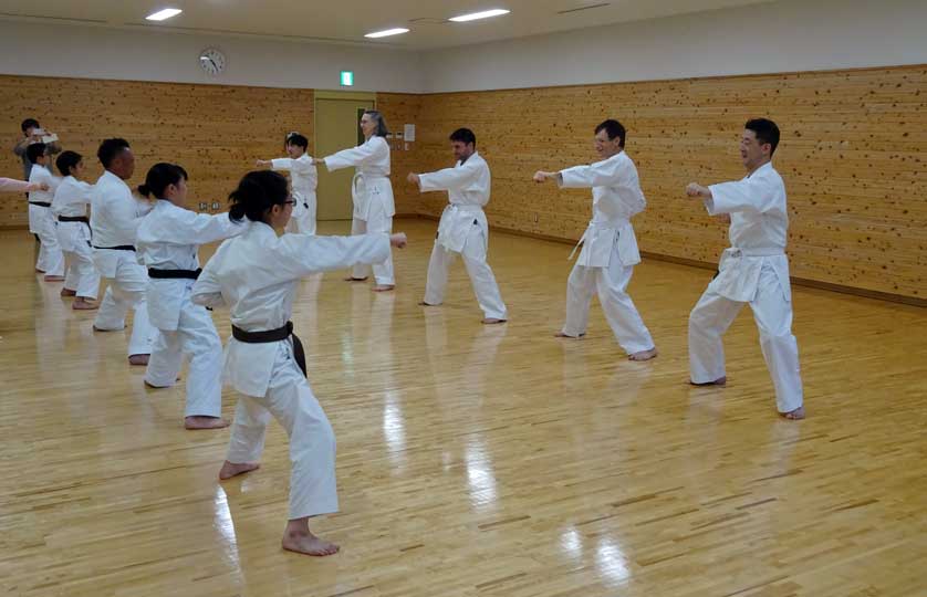 Okinawa Karate Kaikan, Okinawa, Japan.