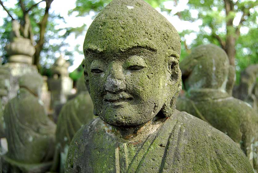 Statue of a rakan, Kita-in Temple, Kawagoe, Saitama, Japan.
