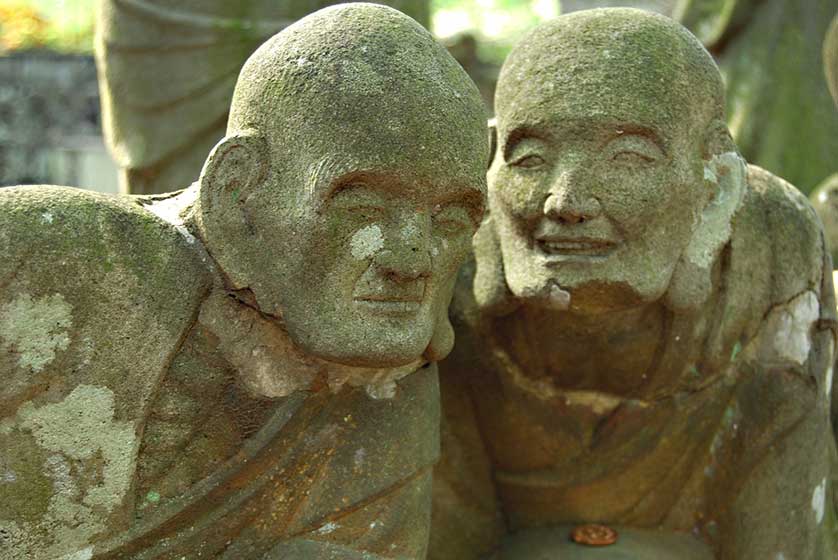 Statue of a rakan, Kita-in Temple, Kawagoe, Saitama, Japan.